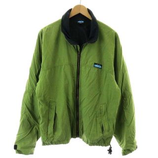 カブー(KAVU)のカブー KAVU ジャケット ジップアップ 長袖 ロゴ S 黄緑(ブルゾン)