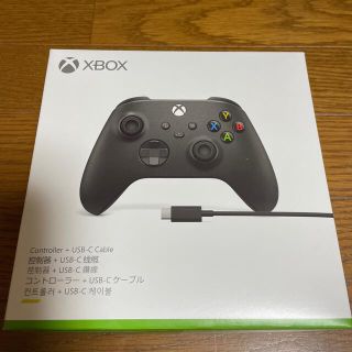 マイクロソフト(Microsoft)のX-BOXコントローラー1V8-00005+USB-Cケーブル　(その他)