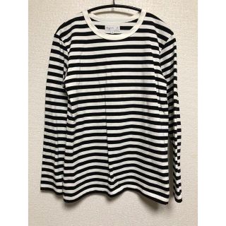 アニエスベー(agnes b.)のアニエスベー　ボーダーカットソー　ロングTシャツ(Tシャツ/カットソー(七分/長袖))