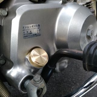 真鍮製オイルフィラーキャップ M20×P2.5 スーパーカブ ハンターカブの