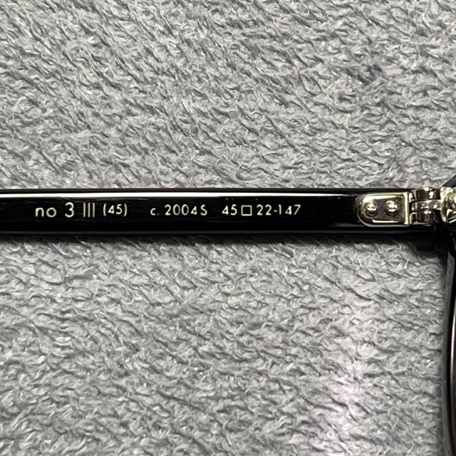 【新品】10 eyevan no.3 Ⅲ(45)2004S 限定色マットブラック 【新品】10 eyevan no.3 Ⅲ(45)2004S 限定色マットブラック