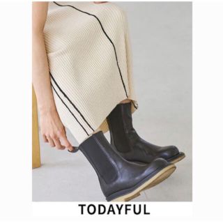 トゥデイフル(TODAYFUL)のTODAYFUL  トゥデイフル Leather Middle Boots  (ブーツ)