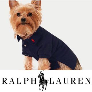 ポロラルフローレン(POLO RALPH LAUREN)のラルフローレン 新品タグ付き 犬用 ポロシャツ ネイビー(トイプー等)(犬)