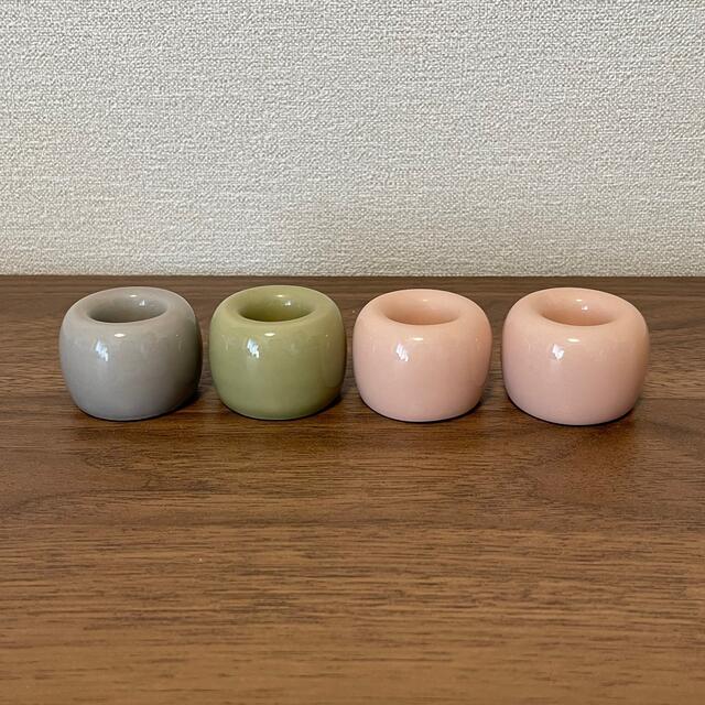 MUJI (無印良品)(ムジルシリョウヒン)の無印 歯ブラシスタンド 4個 インテリア/住まい/日用品の日用品/生活雑貨/旅行(日用品/生活雑貨)の商品写真