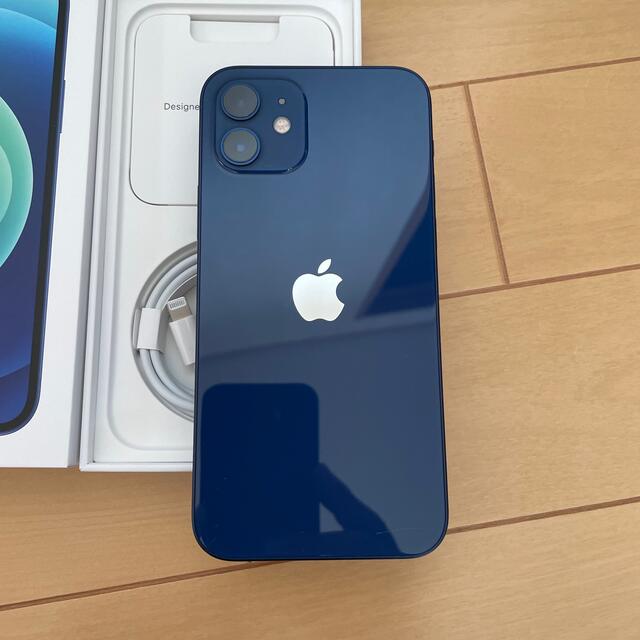 Apple - 【美品】iPhone 12 128GB ブルー　中古品