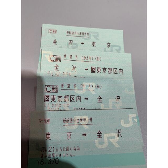 未使用・日程変更可！新幹線の乗車券と特急券【博多 新大阪】往復