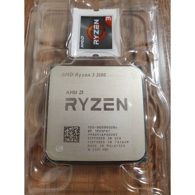 AMD　Ryzen3　3100 スマホ/家電/カメラのPC/タブレット(PCパーツ)の商品写真