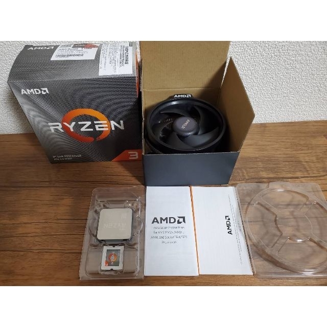 AMD　Ryzen3　3100 スマホ/家電/カメラのPC/タブレット(PCパーツ)の商品写真