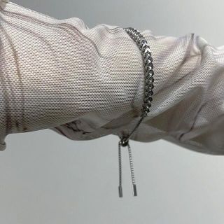 ビューティアンドユースユナイテッドアローズ(BEAUTY&YOUTH UNITED ARROWS)のBlock chain silver bracelet No.580(ブレスレット/バングル)