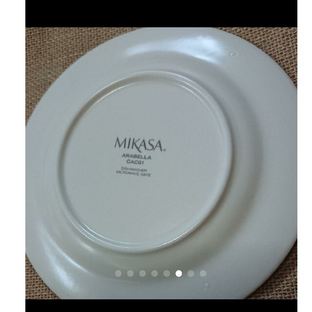 MIKASA(ミカサ)のMIKASAアラベラ  デザートプレート5枚新品 インテリア/住まい/日用品のキッチン/食器(食器)の商品写真
