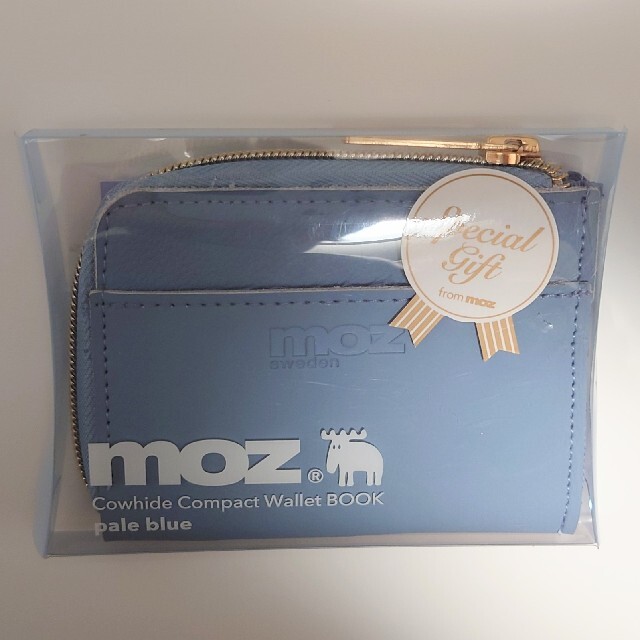 宝島社(タカラジマシャ)のMOZ ミニ財布 ブルー レディースのファッション小物(財布)の商品写真