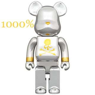 BE@RBRICK mastermind JAPAN SILVER 1000％(フィギュア)