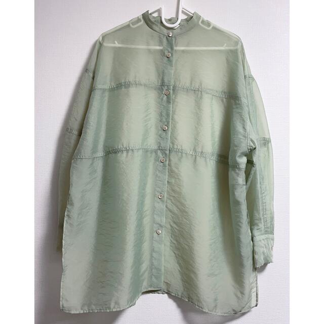 CLANE(クラネ)のクラネ SWITCH SHEER SHIRT シアーシャツ レディースのトップス(シャツ/ブラウス(長袖/七分))の商品写真