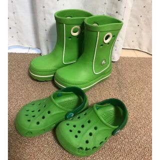 クロックス(crocs)のcrocs サンダル&レインシューズ　サイズ8/9 15.5〜16.5cm(長靴/レインシューズ)