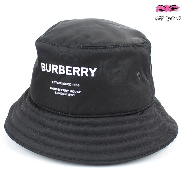 BURBERRY(バーバリー)のBURBERRY バーバリー バケットハット 帽子 ブラック 新品 未使用品 メンズの帽子(ハット)の商品写真