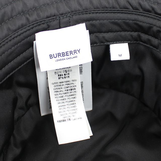 BURBERRY(バーバリー)のBURBERRY バーバリー バケットハット 帽子 ブラック 新品 未使用品 メンズの帽子(ハット)の商品写真