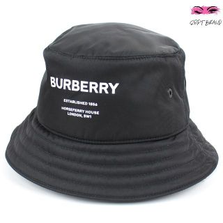 バーバリー(BURBERRY)のBURBERRY バーバリー バケットハット 帽子 ブラック 新品 未使用品(ハット)