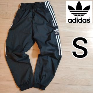 アディダス(adidas)のadidas 黒S ロックアップ ウーブン トラックパンツ ジャージ アディダス(その他)