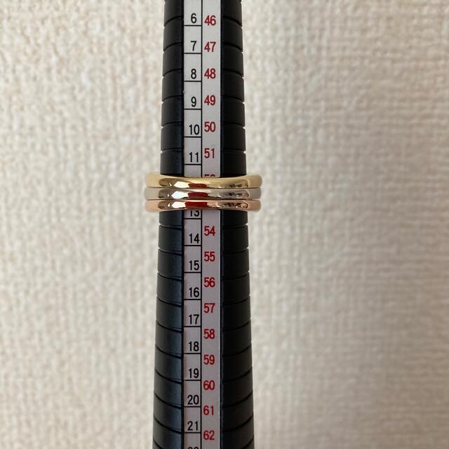 Cartier(カルティエ)の【Cartier】モビリスダイヤモンドリング ［52］750 WG・YG・P G レディースのアクセサリー(リング(指輪))の商品写真