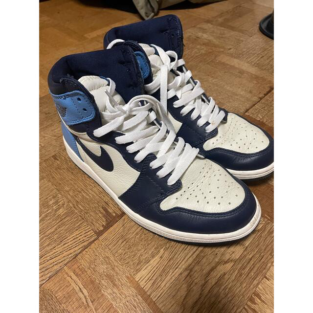 air jordan1 obsidianスニーカー