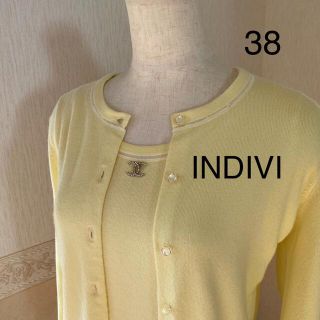 インディヴィ(INDIVI)のINDIVI アンサンブル　ニットカーディガン(アンサンブル)