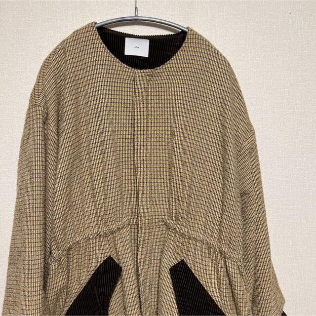 SUNSEA(サンシー)のatha ATHA NO COLLAR M65 COAT メンズのジャケット/アウター(モッズコート)の商品写真