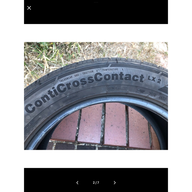 225/55R18 98V コンチネンタル コンチクロスコンタクトL X2-