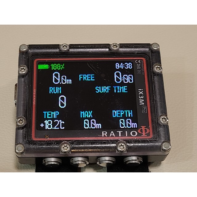 RATIO レシオ IX3M ダイブコンピューター スキューバダイビング スポーツ/アウトドアのスポーツ/アウトドア その他(マリン/スイミング)の商品写真
