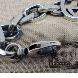 【超レア現行美品】GUCCI インターロッキングG ブレスレット ラージサイズ