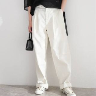 シンゾーン(Shinzone)のShinzone TOMBOY PANTS ホワイト(カジュアルパンツ)