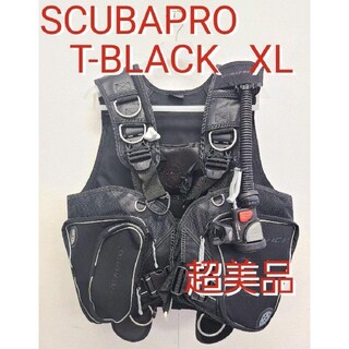 スキューバプロ(SCUBAPRO)の超美品 スキューバプロ BCD T-BLACK XL SCUBAPROダイビング(マリン/スイミング)