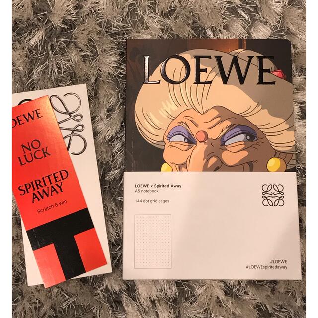 LOEWE(ロエベ)のloewe 千と千尋の神隠し　湯婆婆　ノート エンタメ/ホビーのコレクション(ノベルティグッズ)の商品写真