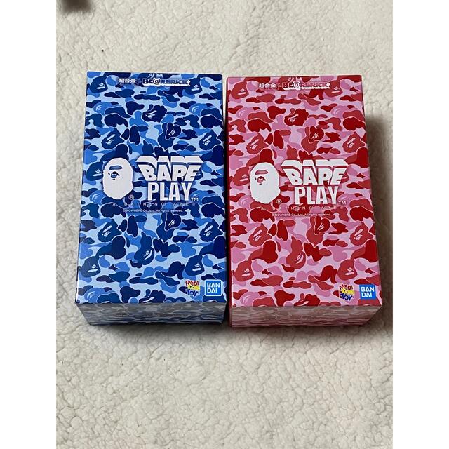 超合金 BE@RBRICK BAPE CAMO SHARK PINK／BLUE