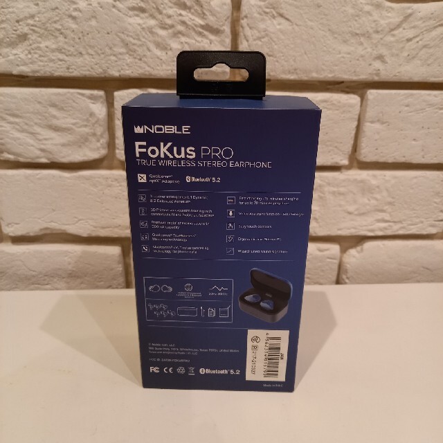 Noble(ノーブル)のNoble Audio「FoKus PRO」 スマホ/家電/カメラのオーディオ機器(ヘッドフォン/イヤフォン)の商品写真