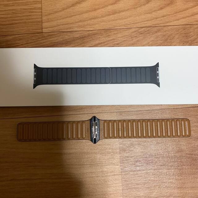 Apple Watch(アップルウォッチ)のApple Watch(45mm)ケース用ミッドナイトレザーリンク - S/M スマホ/家電/カメラのスマホアクセサリー(iPhoneケース)の商品写真