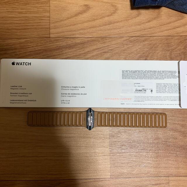 Apple Watch(45mm)ケース用ミッドナイトレザーリンク - S/M 4