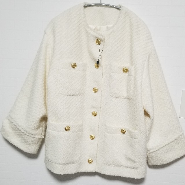 ☆新品未使用☆ラウンジドレス ツイードジャケット | www