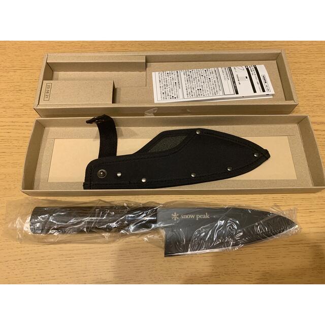 Snow Peak(スノーピーク)のスノーピーク ブラック出刃包丁 スポーツ/アウトドアのアウトドア(調理器具)の商品写真