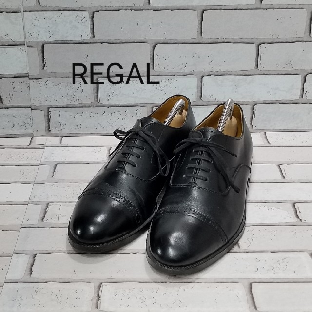 【60％OFF】 REGAL - REGAL　リーガル　ストレートチップキャップトゥ　メダリオン ドレス/ビジネス