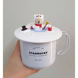 スターバックスコーヒー(Starbucks Coffee)の台湾 スターバックス クリスマス ベアリスタ キャップ 1点(収納/キッチン雑貨)