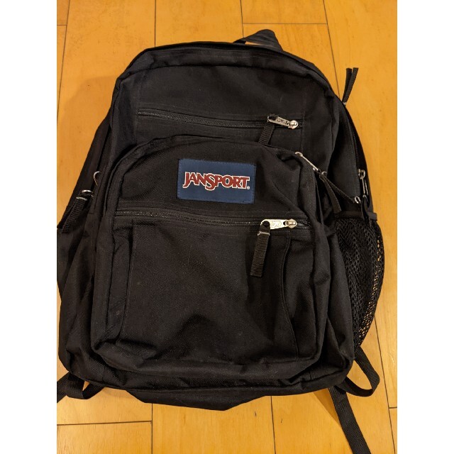 JANSPORT(ジャンスポーツ)のJANSPORT　ジャンスポーツ　リュック　バックパック　黒 レディースのバッグ(リュック/バックパック)の商品写真