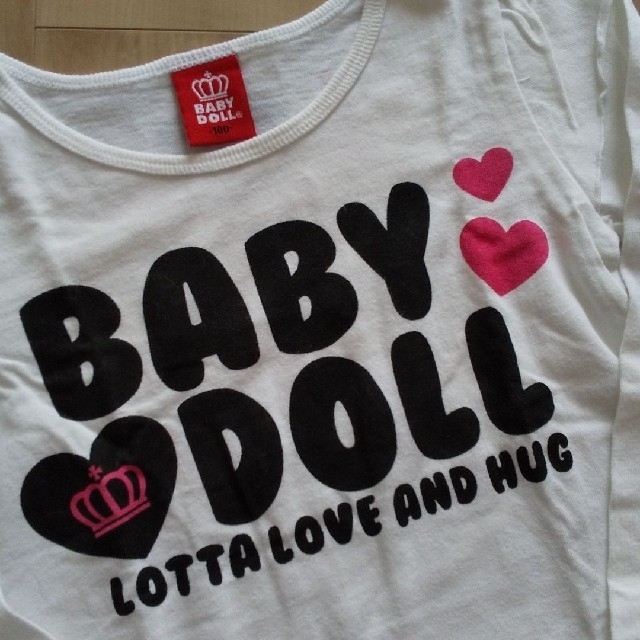 BABYDOLL(ベビードール)の☆BABY DOLL☆100☆カットソー☆ キッズ/ベビー/マタニティのキッズ服女の子用(90cm~)(Tシャツ/カットソー)の商品写真