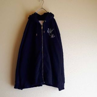 ジーユー(GU)のGU×KIM JONES ビッグスウェットジップパーカ (ガーキン) XL(パーカー)