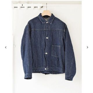 コモリ(COMOLI)のCOMOLI コモリ 21AW デニムジャケット size1 NAVY(Gジャン/デニムジャケット)