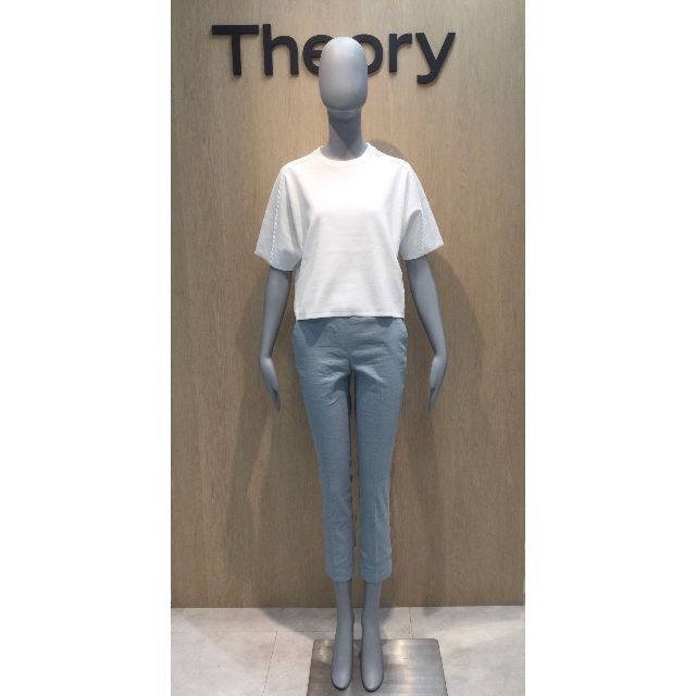 Theory 21SS ウォッシャブル ニットプルオーバー 白