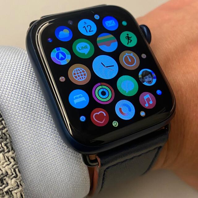 Apple Watch(アップルウォッチ)の【にたた様 専用】Apple Watch Series 6 44mm ブルー メンズの時計(腕時計(デジタル))の商品写真