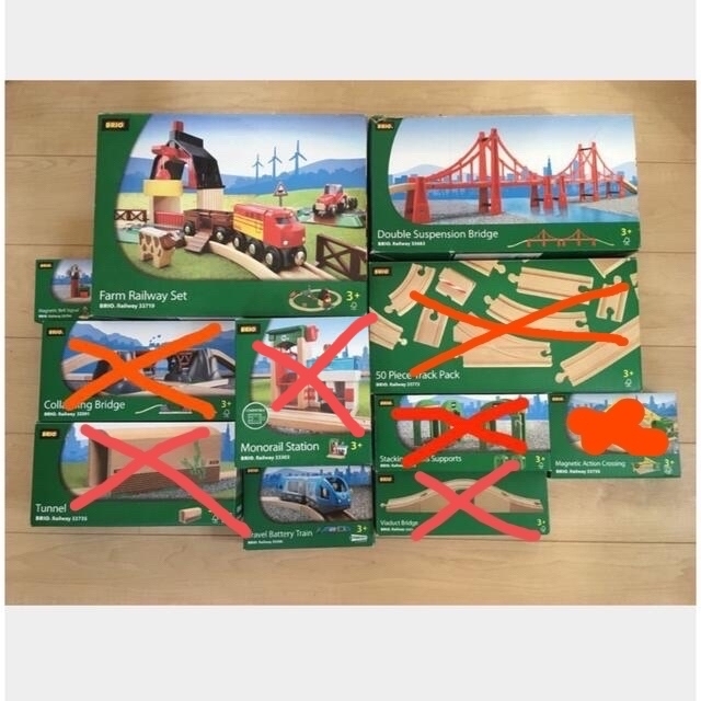 BRIO(ブリオ)のBRIO ブリオ 正規品 レールセット 各種 キッズ/ベビー/マタニティのおもちゃ(知育玩具)の商品写真