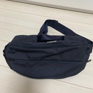 ポーター(PORTER)の【美品】PORTER ウエストバッグ 紺系(ウエストポーチ)