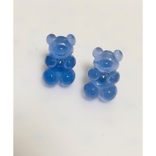 青クマ　ピアス(ピアス)