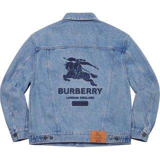 シュプリーム(Supreme)の評価418！Supreme Burberry Denim Trucker(Gジャン/デニムジャケット)